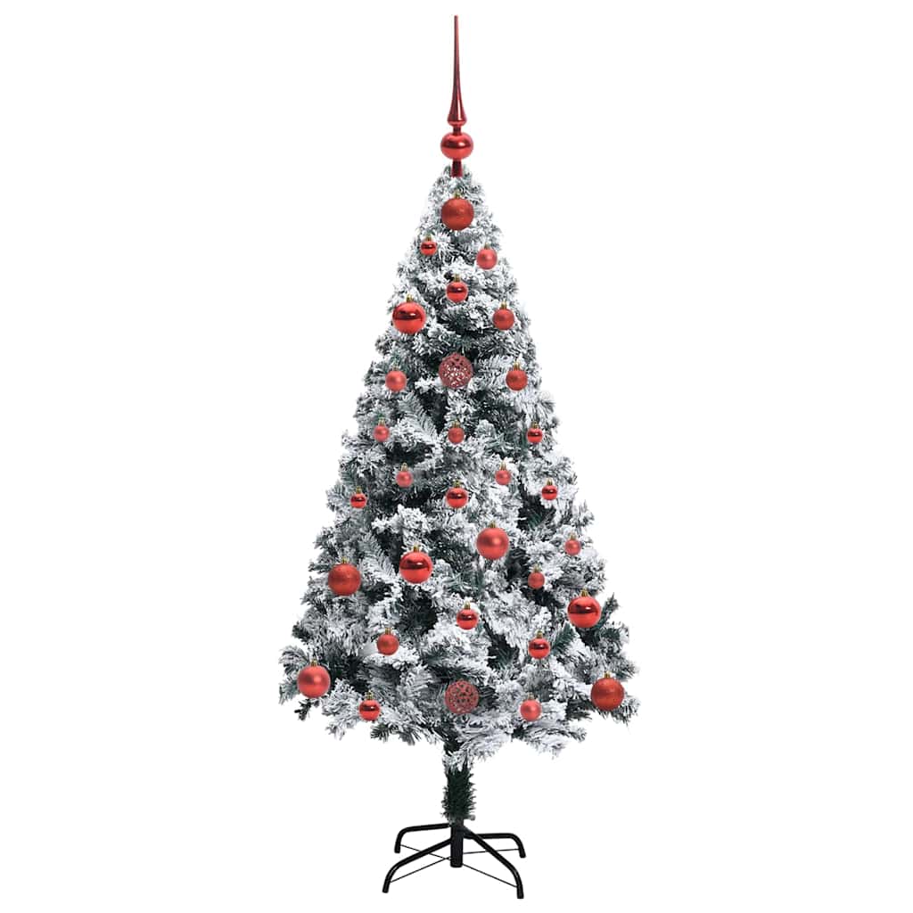 Künstlicher Weihnachtsbaum mit 150 LEDs mit Ständer Grün 120 cm