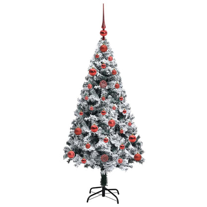 Künstlicher Weihnachtsbaum mit 150 LEDs mit Ständer Grün 120 cm
