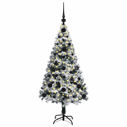 Künstlicher Weihnachtsbaum mit 150 LEDs mit Ständer Grün 120 cm