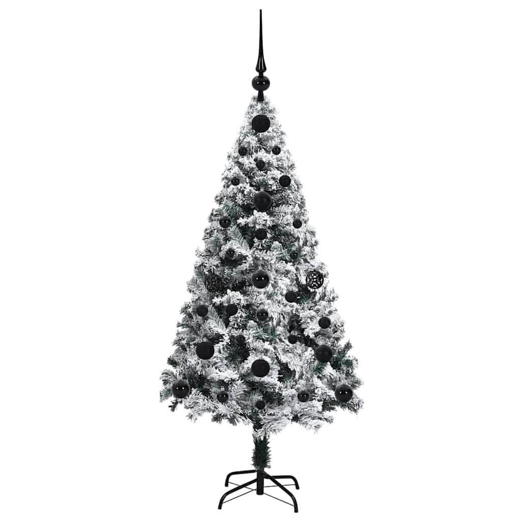 Künstlicher Weihnachtsbaum mit 150 LEDs mit Ständer Grün 120 cm