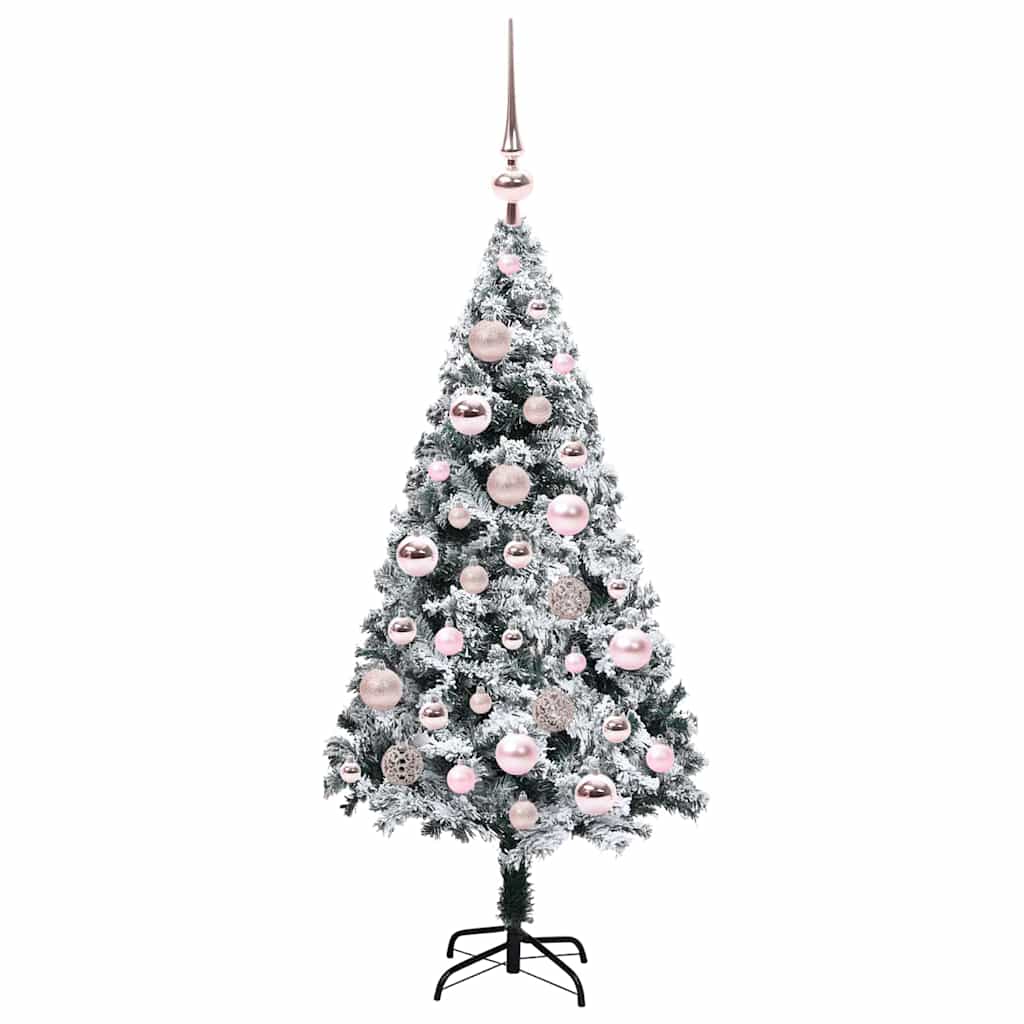 Künstlicher Weihnachtsbaum mit 150 LEDs mit Ständer Grün 120 cm