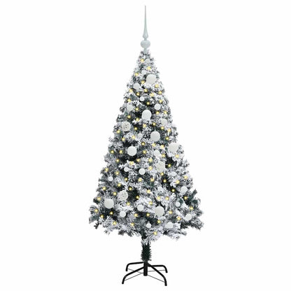 Künstlicher Weihnachtsbaum mit 150 LEDs mit Ständer Grün 120 cm