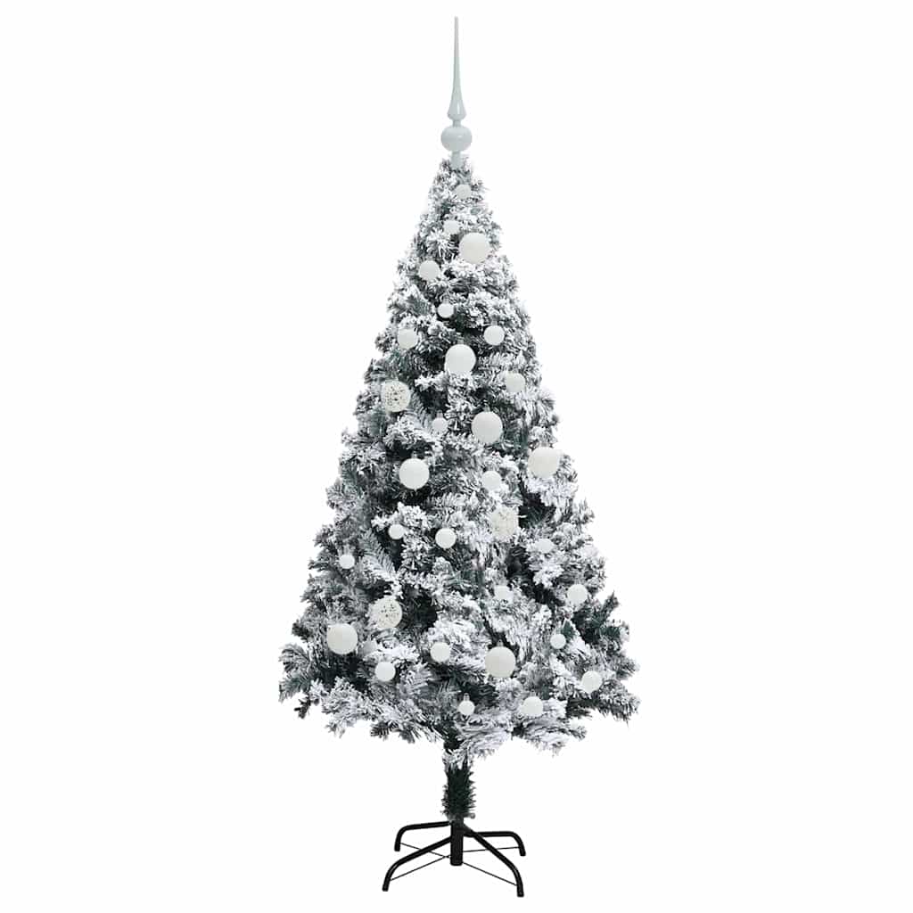 Künstlicher Weihnachtsbaum mit 150 LEDs mit Ständer Grün 120 cm
