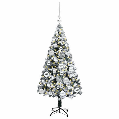 Künstlicher Weihnachtsbaum mit 150 LEDs mit Ständer Grün 120 cm