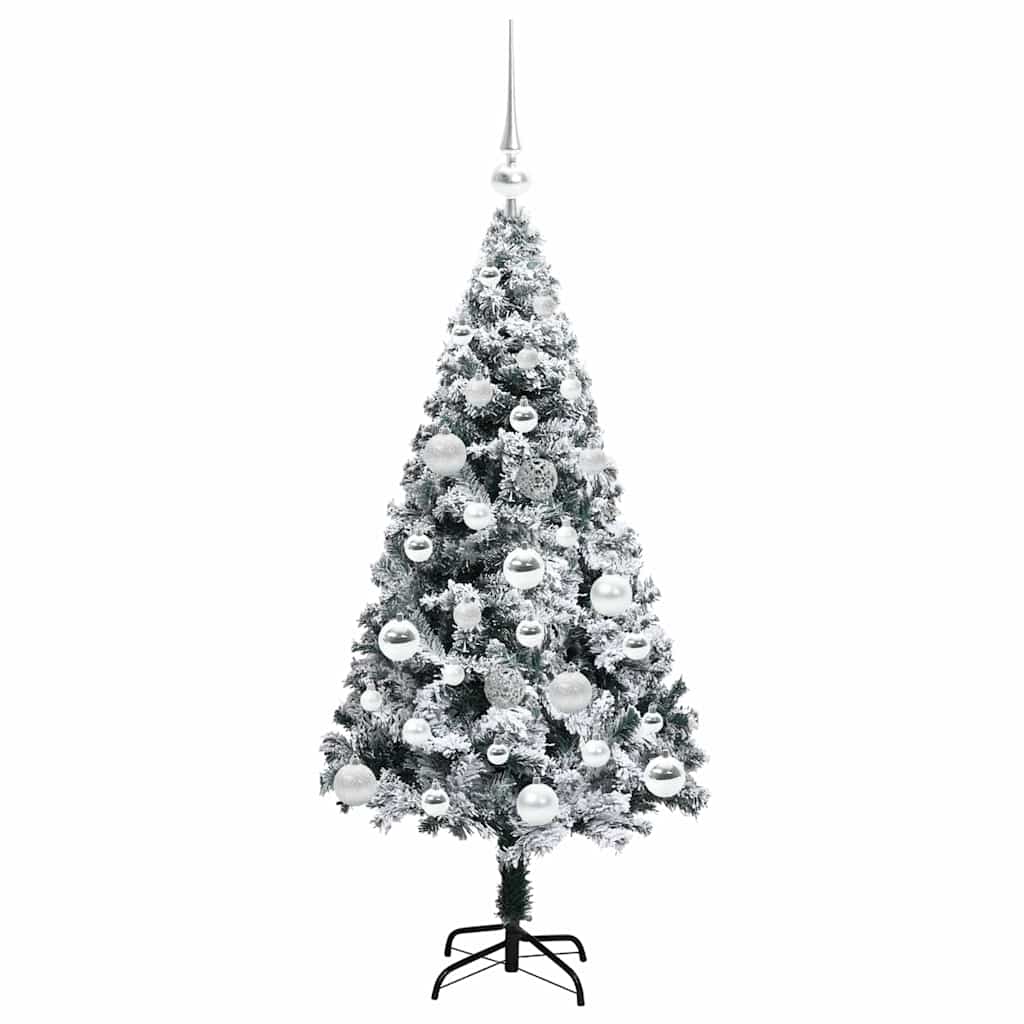 Künstlicher Weihnachtsbaum mit 150 LEDs mit Ständer Grün 120 cm