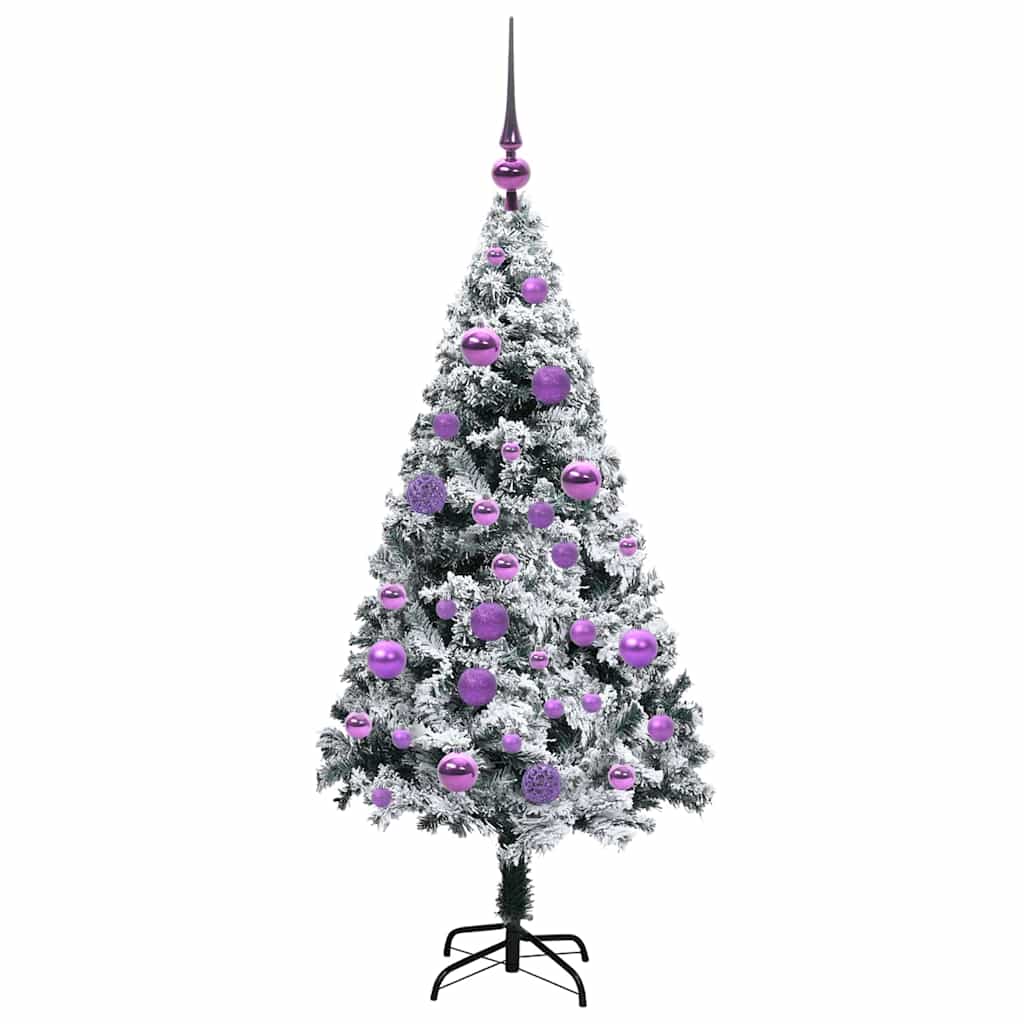 Künstlicher Weihnachtsbaum mit 150 LEDs mit Ständer Grün 120 cm