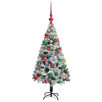 Künstlicher Weihnachtsbaum mit 150 LEDs mit Ständer Grün 120 cm