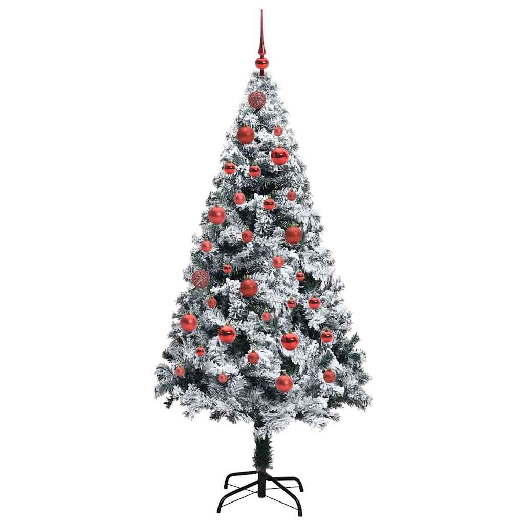 Künstlicher Weihnachtsbaum mit 150 LEDs mit Ständer Grün 150 cm