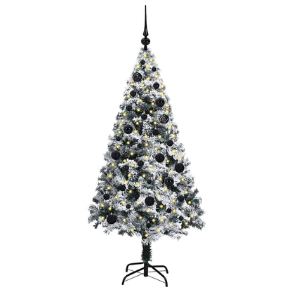 Künstlicher Weihnachtsbaum mit 150 LEDs mit Ständer Grün 150 cm