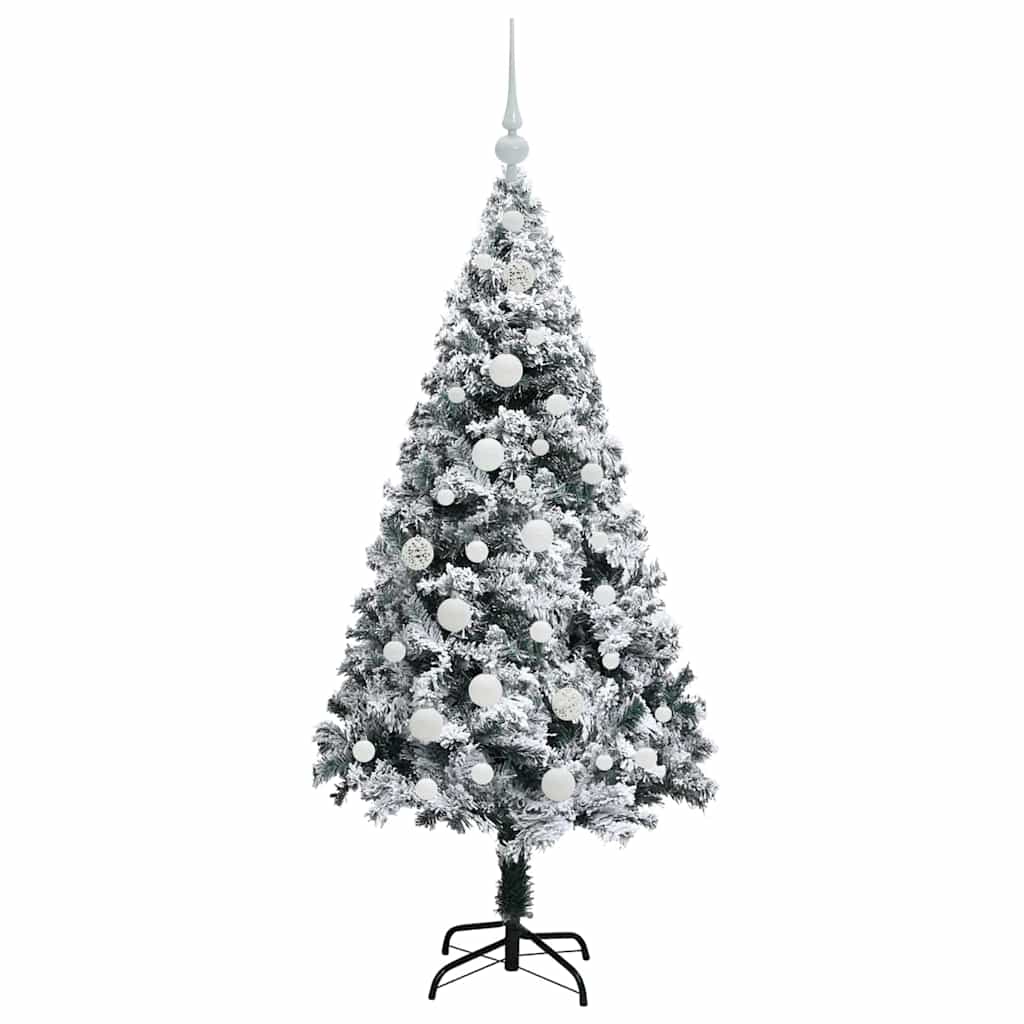 Künstlicher Weihnachtsbaum mit 150 LEDs mit Ständer Grün 150 cm