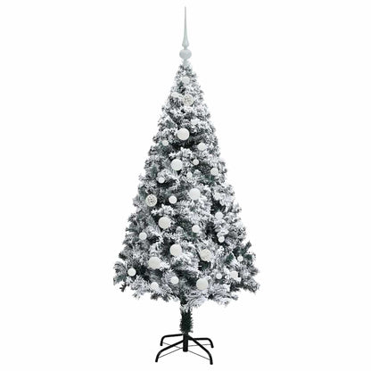 Künstlicher Weihnachtsbaum mit 150 LEDs mit Ständer Grün 150 cm