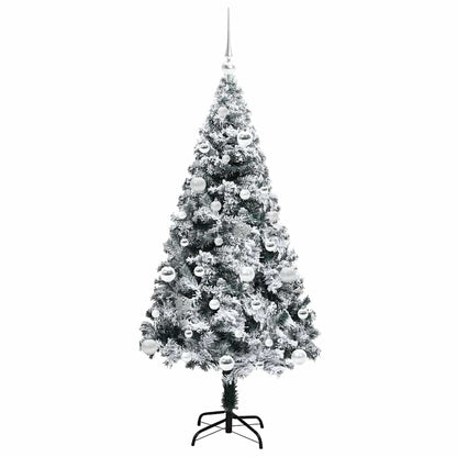 Künstlicher Weihnachtsbaum mit 150 LEDs mit Ständer Grün 150 cm