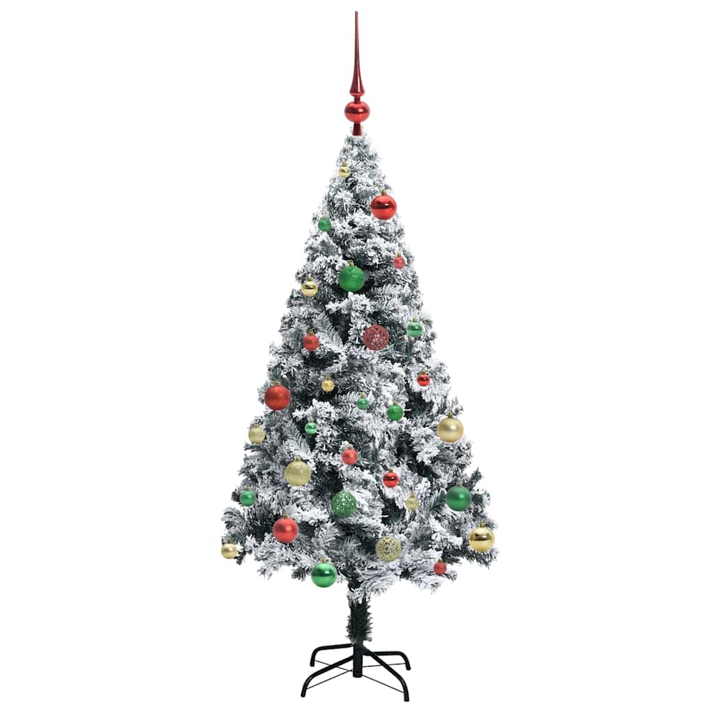 Künstlicher Weihnachtsbaum mit 150 LEDs mit Ständer Grün 150 cm