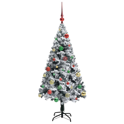 Künstlicher Weihnachtsbaum mit 150 LEDs mit Ständer Grün 150 cm