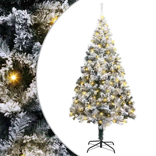 Künstlicher Weihnachtsbaum mit 300 LEDs mit Ständer Grün 180 cm
