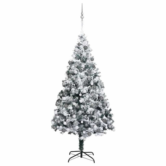 Künstlicher Weihnachtsbaum mit 300 LEDs mit Ständer Grün 180 cm