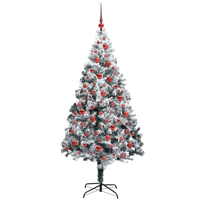 Künstlicher Weihnachtsbaum mit 300 LEDs mit Ständer Grün 180 cm