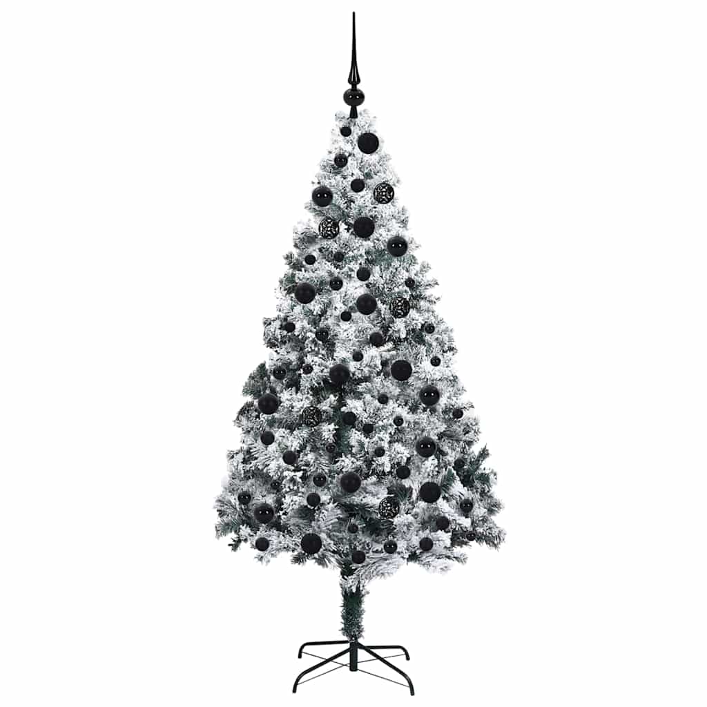 Künstlicher Weihnachtsbaum mit 300 LEDs mit Ständer Grün 180 cm