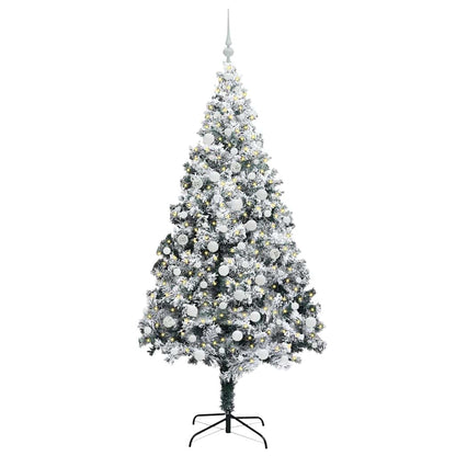Künstlicher Weihnachtsbaum mit 300 LEDs mit Ständer Grün 180 cm