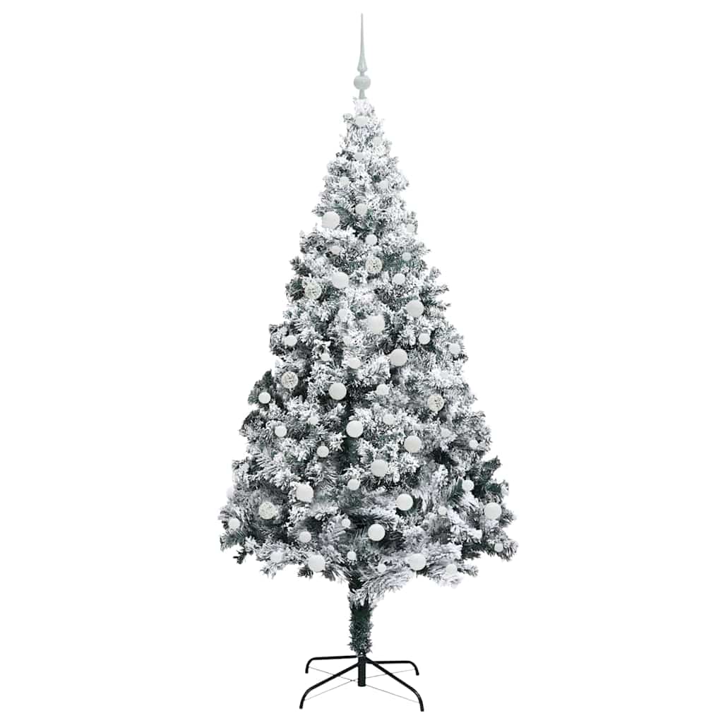 Künstlicher Weihnachtsbaum mit 300 LEDs mit Ständer Grün 180 cm