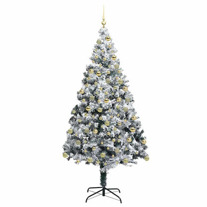 Künstlicher Weihnachtsbaum mit 300 LEDs mit Ständer Grün 180 cm
