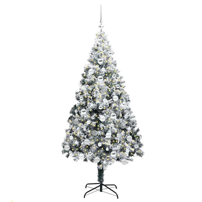 Künstlicher Weihnachtsbaum mit 300 LEDs mit Ständer Grün 180 cm