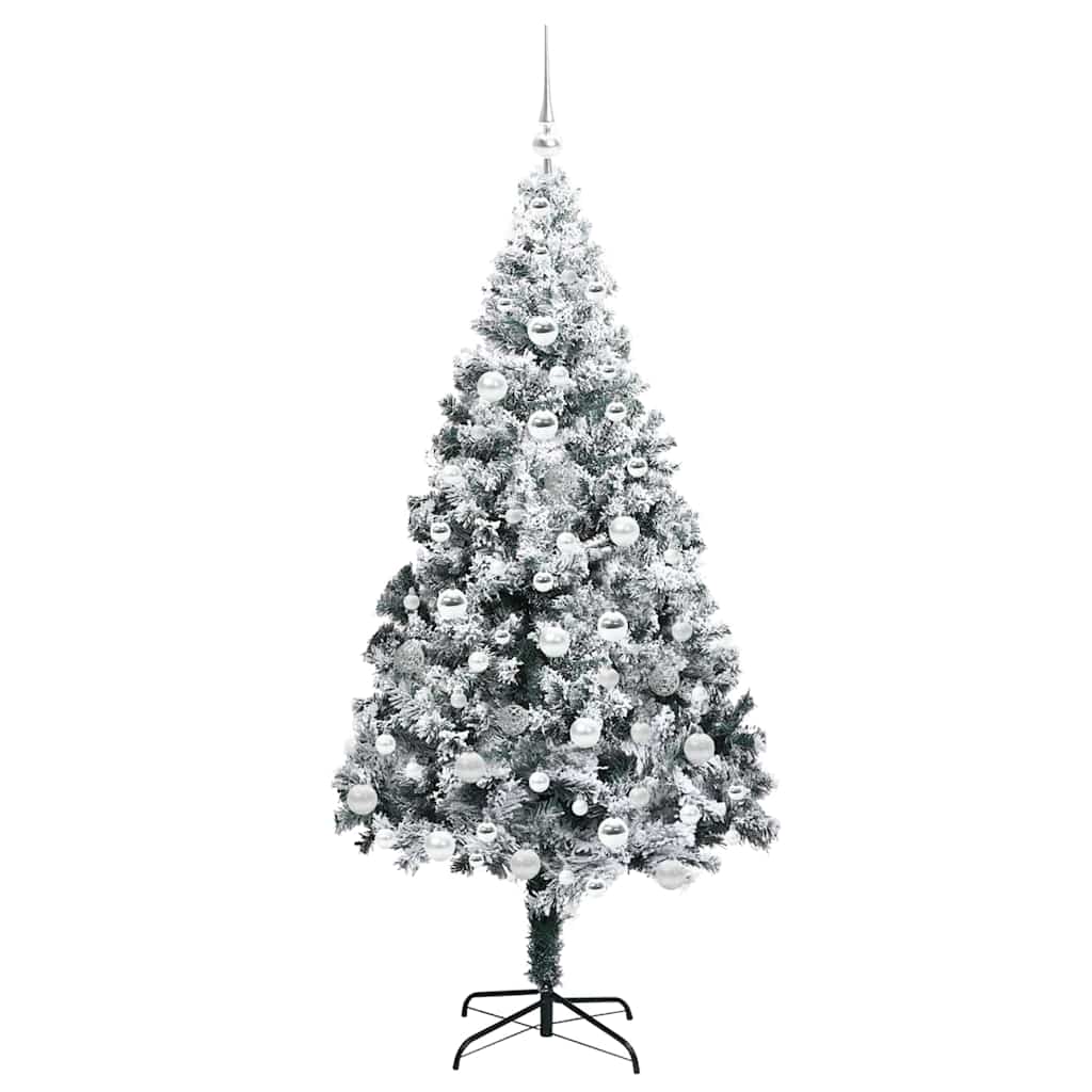 Künstlicher Weihnachtsbaum mit 300 LEDs mit Ständer Grün 180 cm