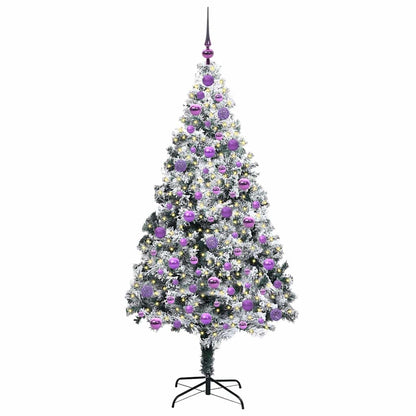 Künstlicher Weihnachtsbaum mit 300 LEDs mit Ständer Grün 180 cm