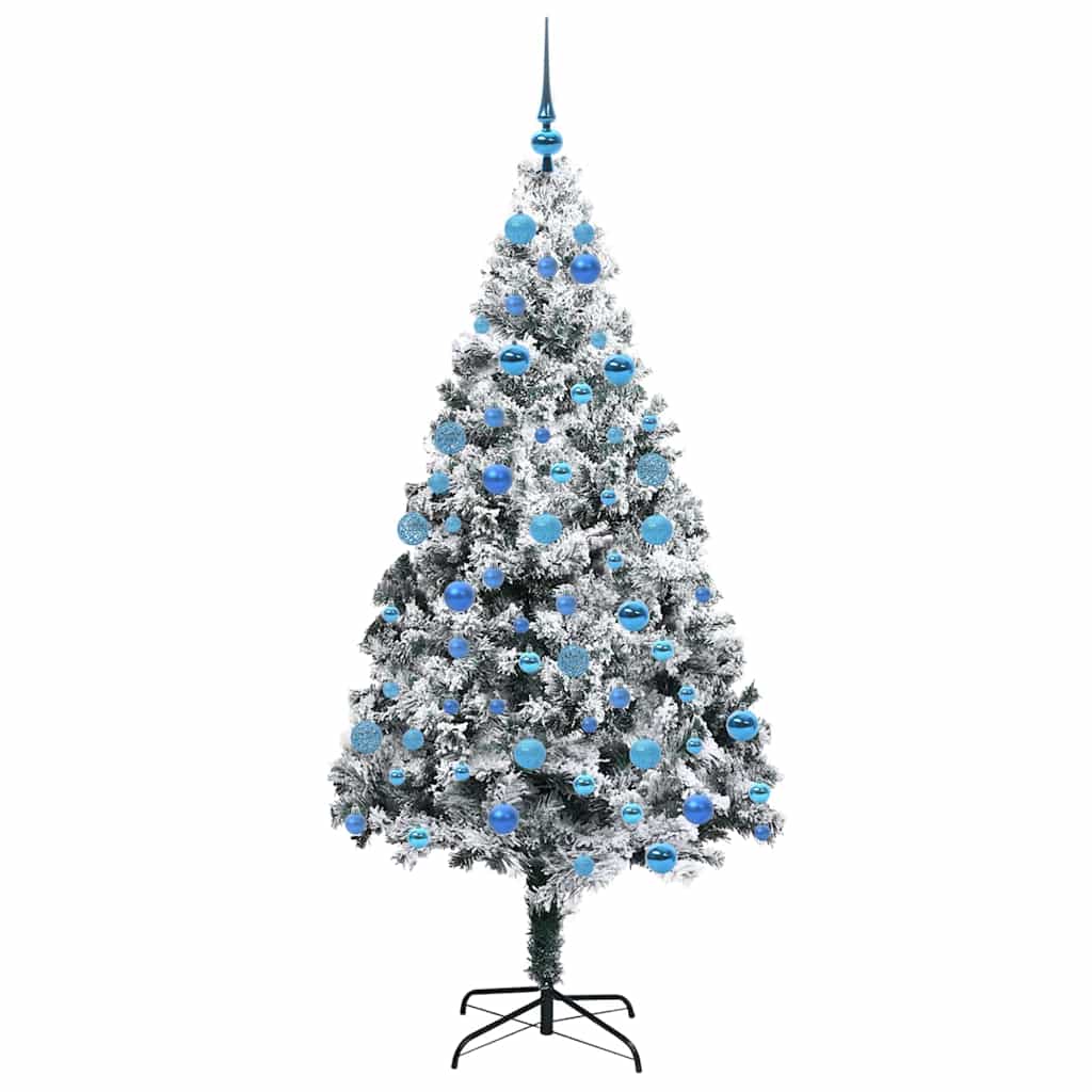 Künstlicher Weihnachtsbaum mit 300 LEDs mit Ständer Grün 180 cm