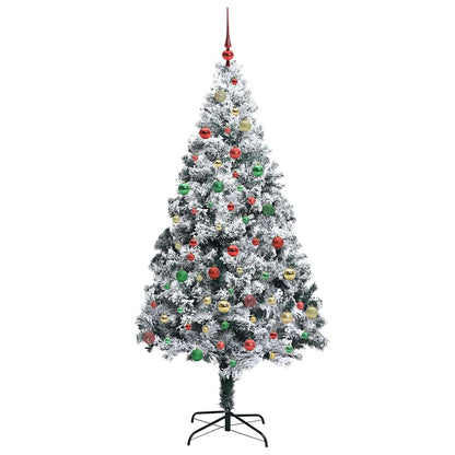 Künstlicher Weihnachtsbaum mit 300 LEDs mit Ständer Grün 180 cm