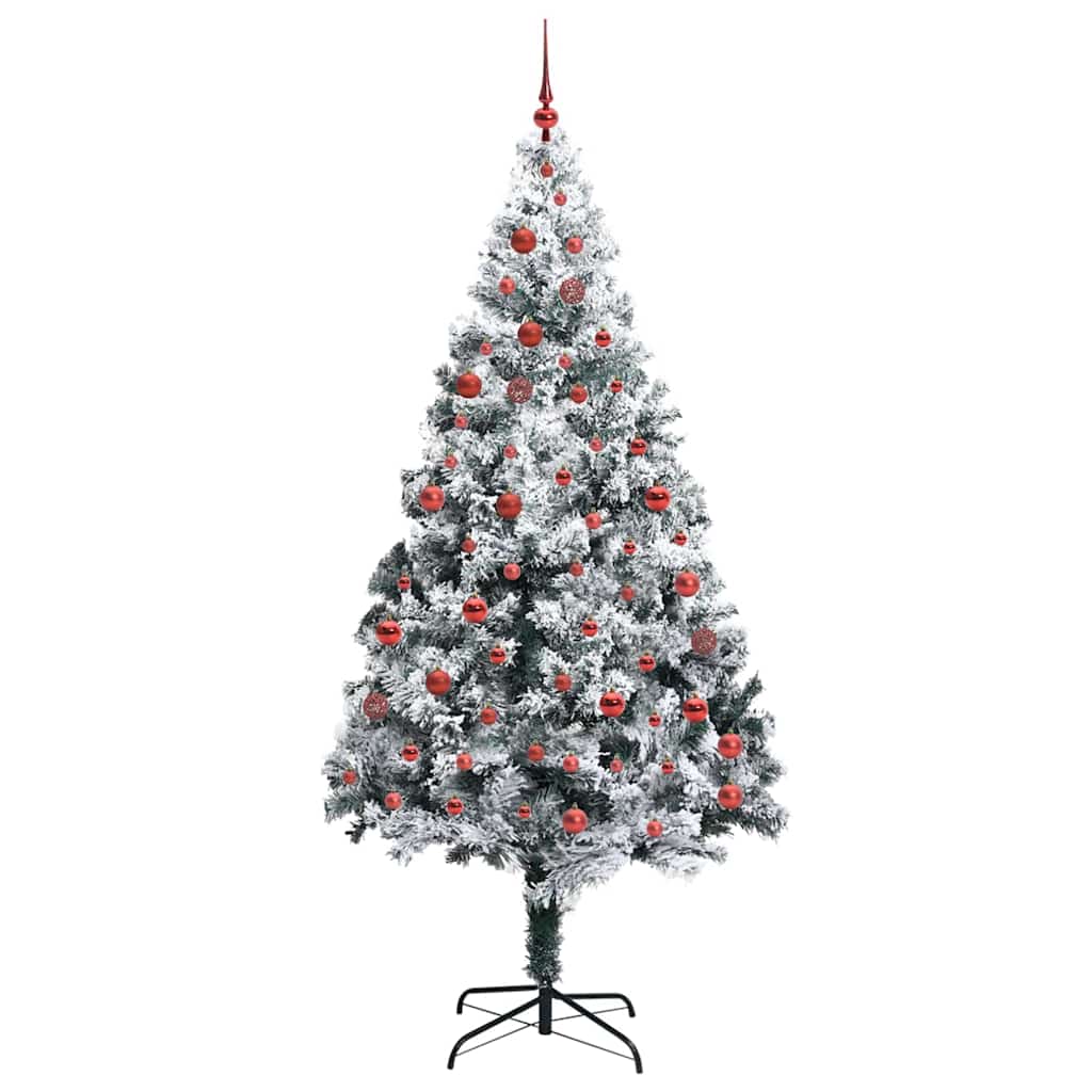 Künstlicher Weihnachtsbaum mit 300 LEDs mit Ständer Grün 210 cm