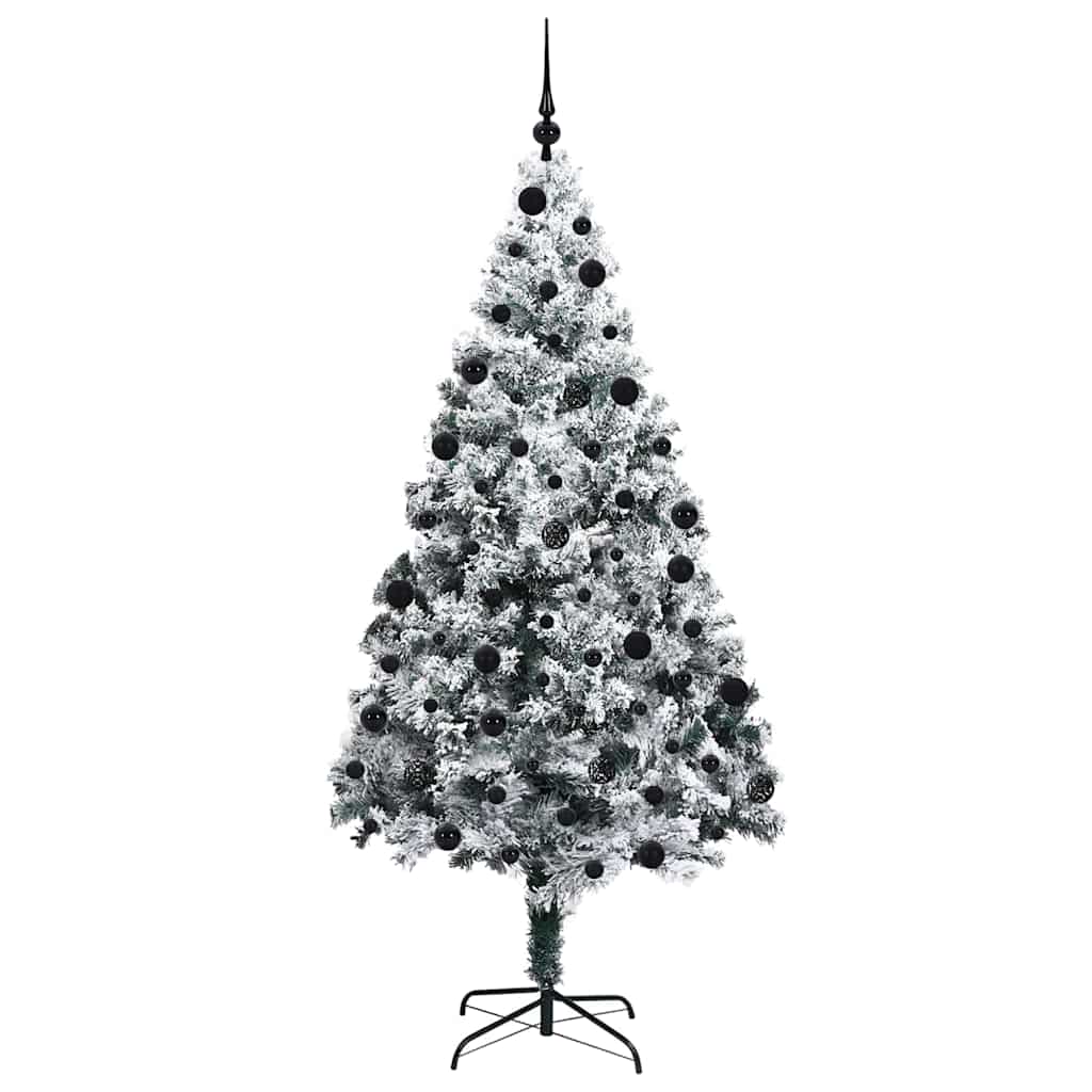 Künstlicher Weihnachtsbaum mit 300 LEDs mit Ständer Grün 210 cm