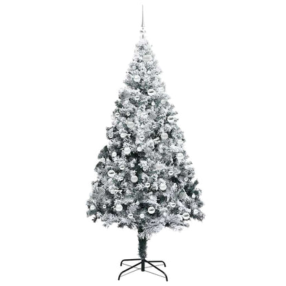 Künstlicher Weihnachtsbaum mit 300 LEDs mit Ständer Grün 210 cm