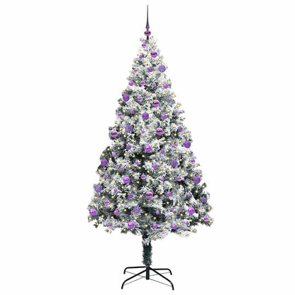 Künstlicher Weihnachtsbaum mit 300 LEDs mit Ständer Grün 210 cm