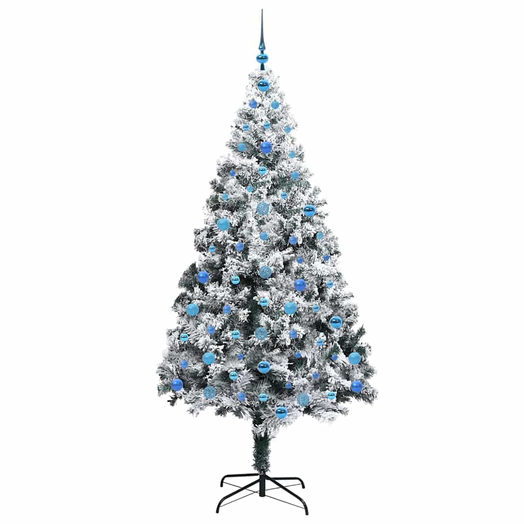 Künstlicher Weihnachtsbaum mit 300 LEDs mit Ständer Grün 210 cm