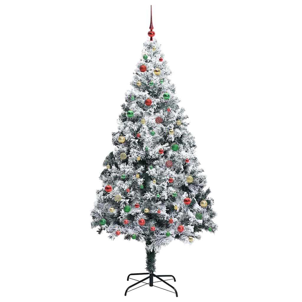 Künstlicher Weihnachtsbaum mit 300 LEDs mit Ständer Grün 210 cm