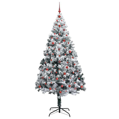 Künstlicher Weihnachtsbaum mit 300 LEDs mit Ständer Grün 240 cm