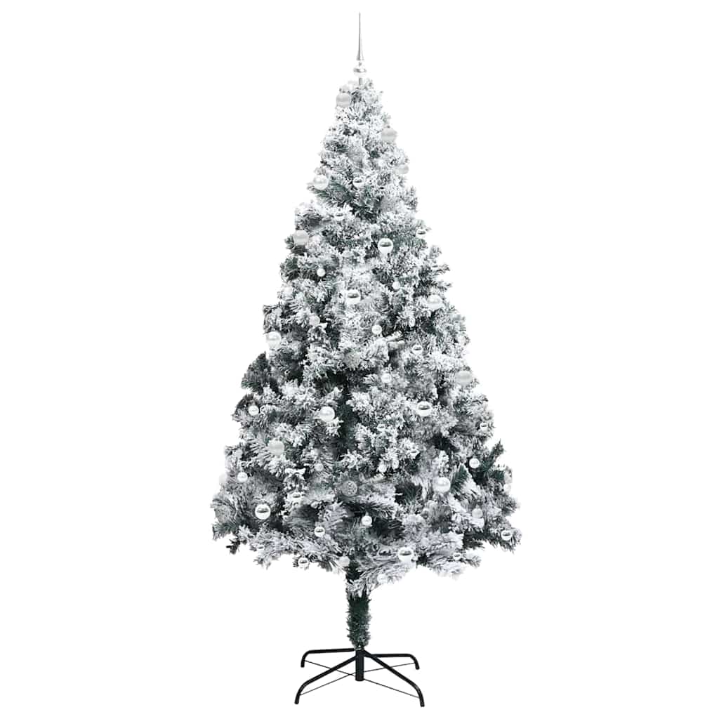 Künstlicher Weihnachtsbaum mit 300 LEDs mit Ständer Grün 240 cm