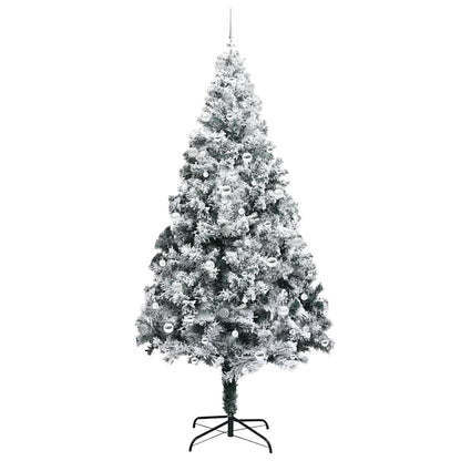 Künstlicher Weihnachtsbaum mit 300 LEDs mit Ständer Grün 240 cm