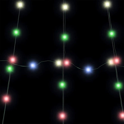 LED Weihnachtsbaum mit 112 LEDs Mehrfarbig 182 cm Metall