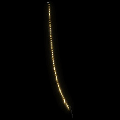 LED Weihnachtsbaum mit 276 LEDs Warmes Weiß 511 cm Metall