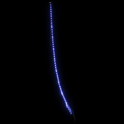 LED Weihnachtsbaum mit 276 LEDs Blau 511 cm Metall