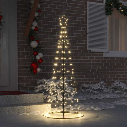 LED Weihnachtsbaum mit 390 LEDs Warmes Weiß 250 cm Eisen