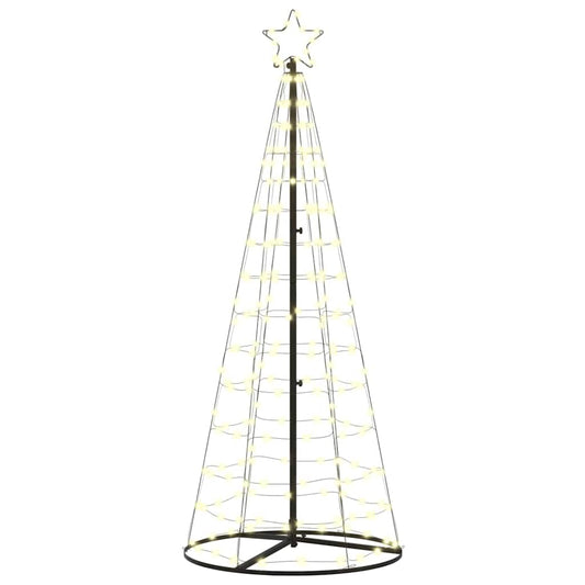LED Weihnachtsbaum mit 390 LEDs Warmes Weiß 250 cm Eisen