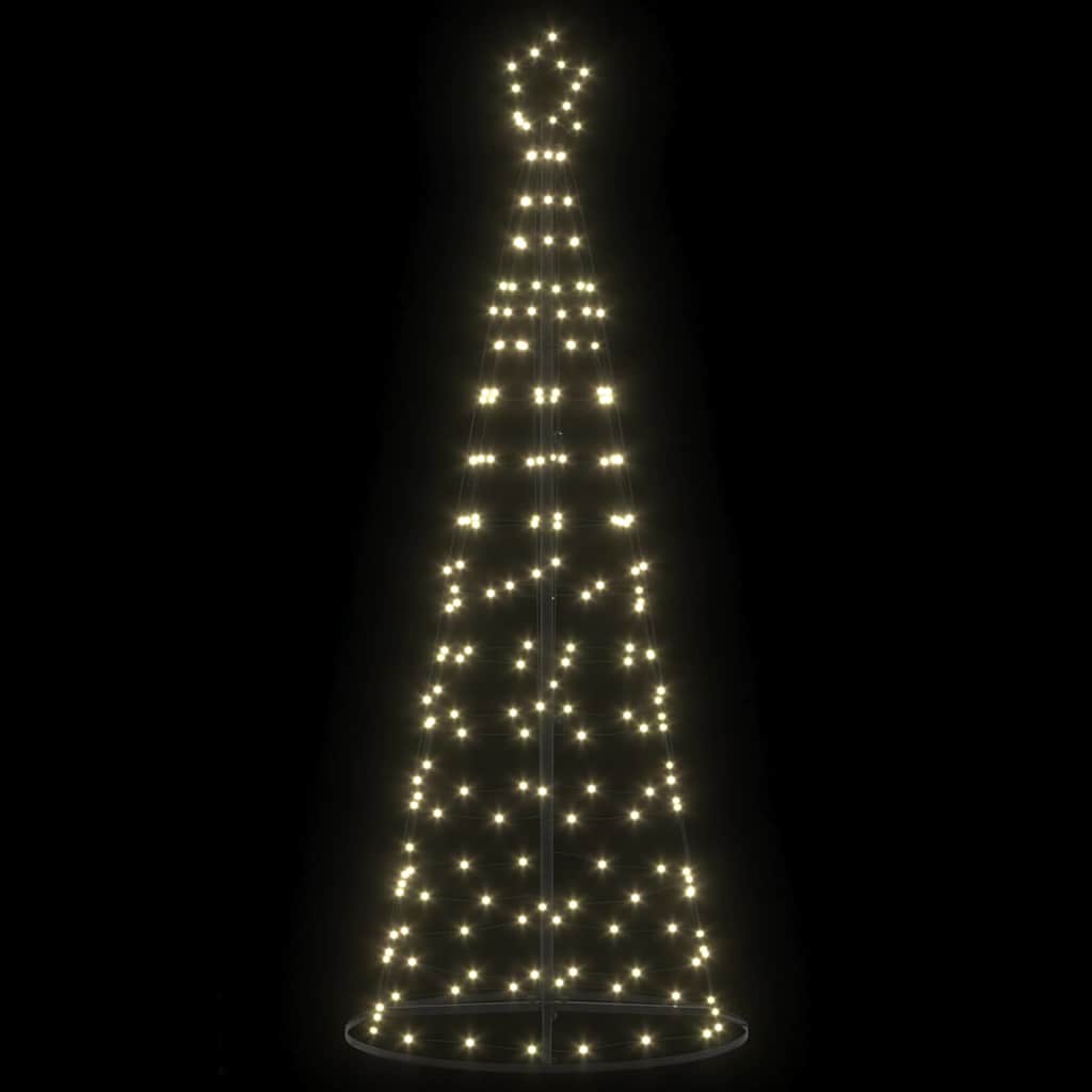 LED Weihnachtsbaum mit 390 LEDs Warmes Weiß 250 cm Eisen