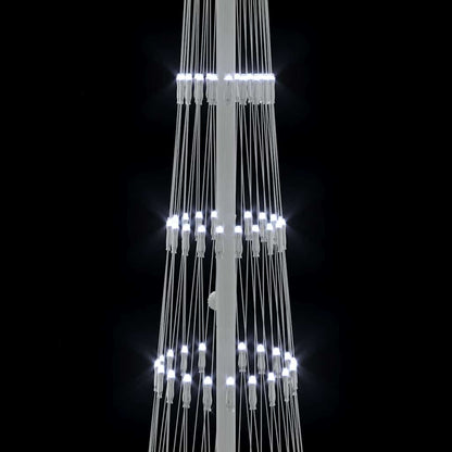 LED Weihnachtsbaum Kaltes Weiß 51 x 51 x 190 cm Metall