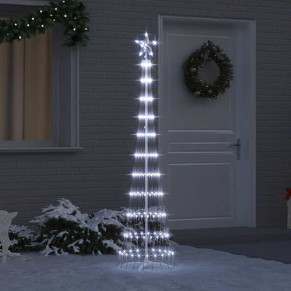 LED Weihnachtsbaum Kaltes Weiß 51 x 51 x 190 cm Metall
