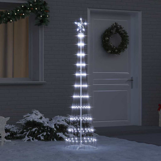 LED Weihnachtsbaum Kaltes Weiß 51 x 51 x 190 cm Metall