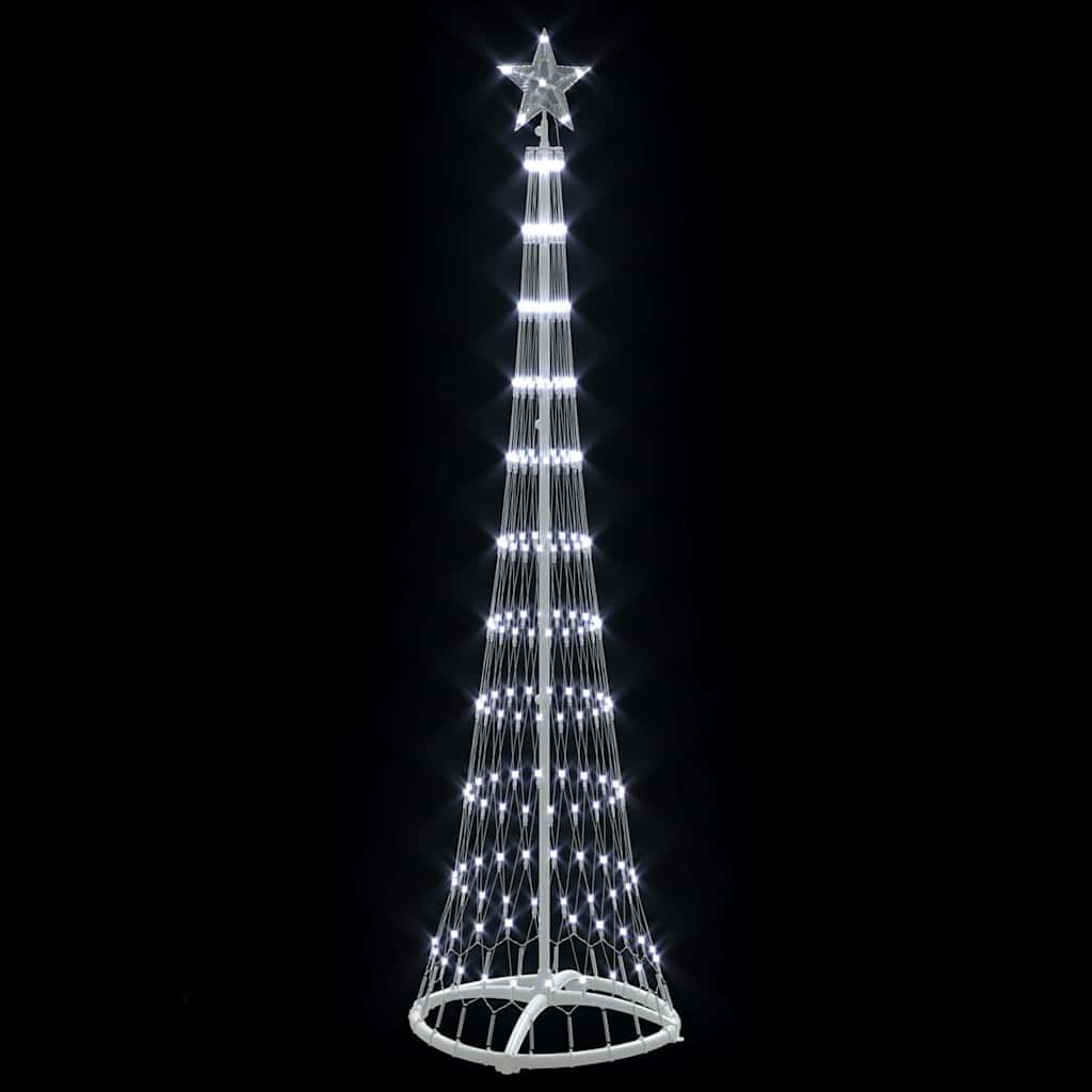LED Weihnachtsbaum Kaltes Weiß 51 x 51 x 190 cm Metall