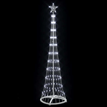 LED Weihnachtsbaum Kaltes Weiß 51 x 51 x 190 cm Metall